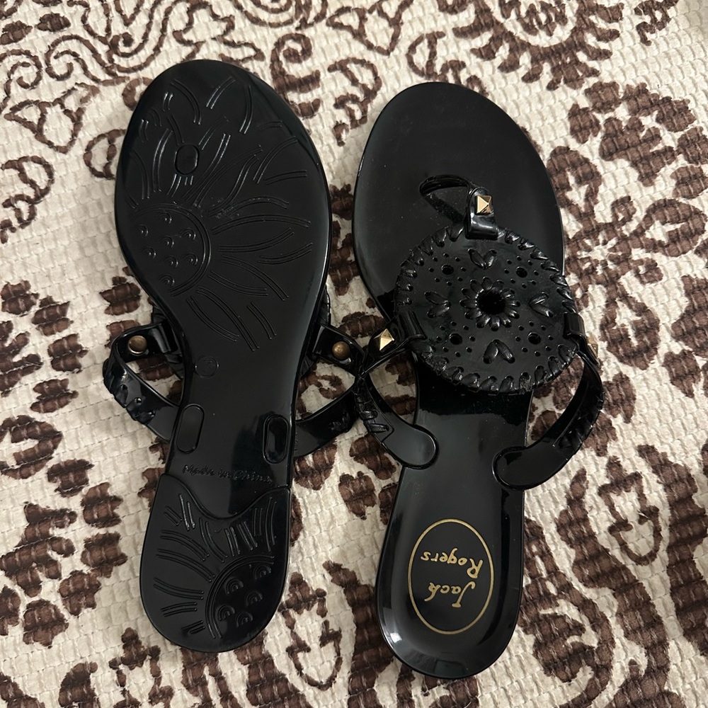 Jack Rogers Black Sandals for Women